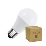 PACK 5 LAMPADAS LED E27 9W